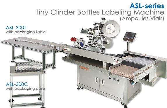 Tiny Cylinder Bottle Labeler for Ampoules & Vials